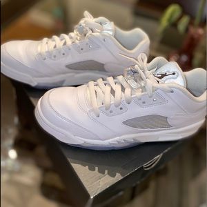 Air Jordan 5 Retro Low GG "White/Wolf Grey"
